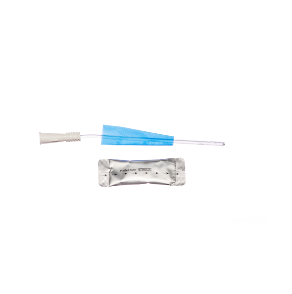 Hydrophilic Nelaton Catheter with Water Sachet, 18cm (Female) 12Fr