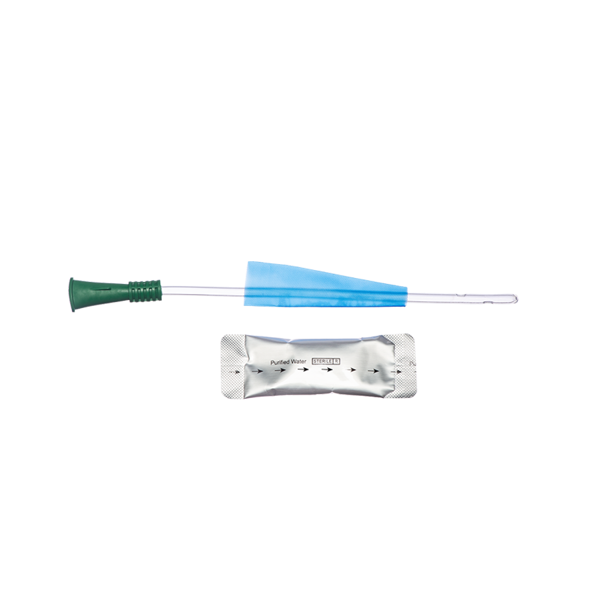 Hydrophilic Nelaton Catheter with Water Sachet, 18cm (Female) 14Fr